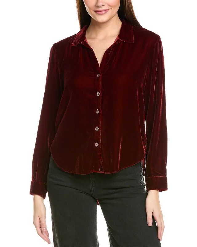 Bella Dahl Clean Silk-Blend Shirt