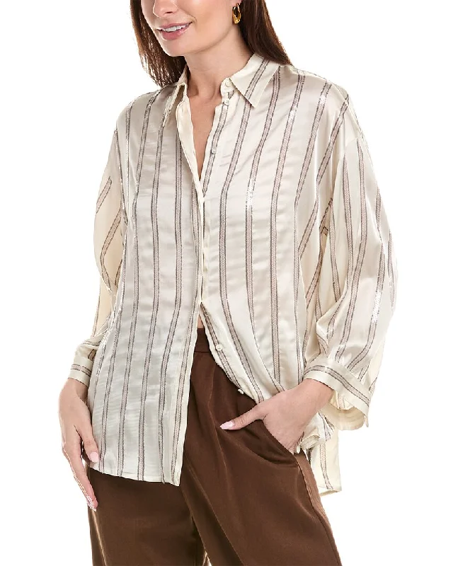 Brunello Cucinelli Silk-Blend Shirt