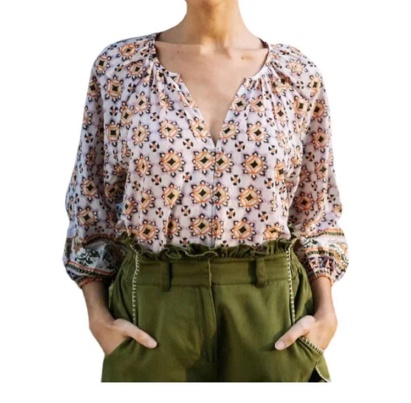 Ramona Blouse In Marrakesh Print