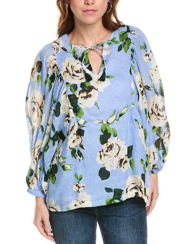 Samantha Sung Linen Blouse