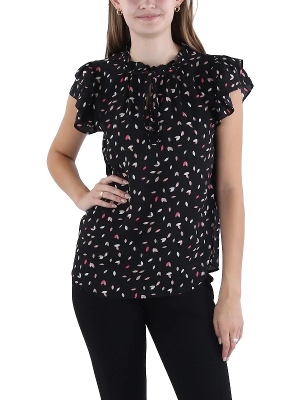 Womens Printed Polyester Blouse