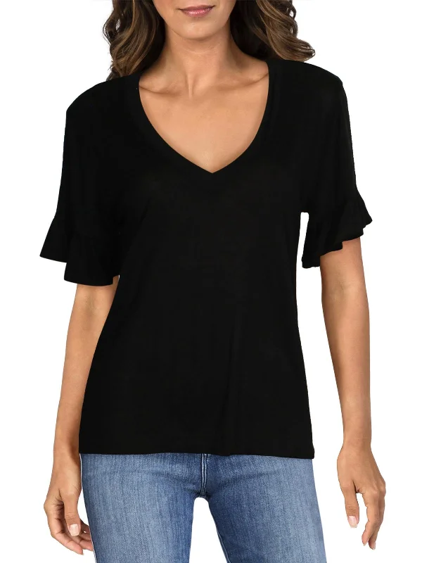 Womens V Neck Undershirt Top