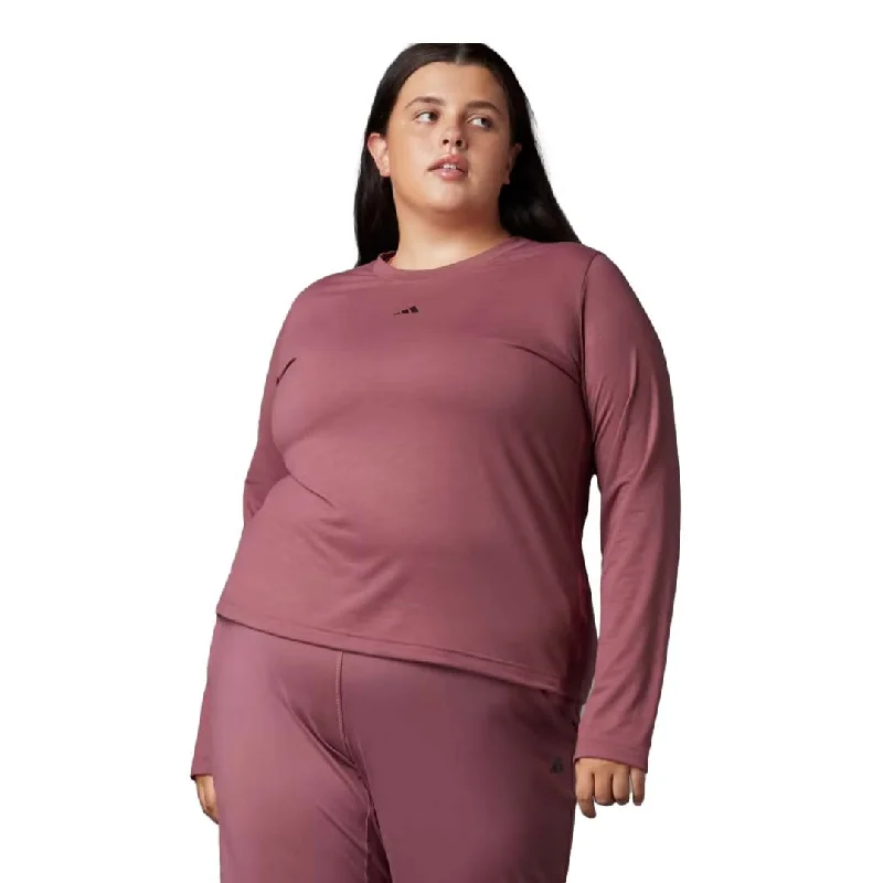 adidas - Women's Yoga Long Sleeve T-Shirt (Plus Size) (HZ6323)