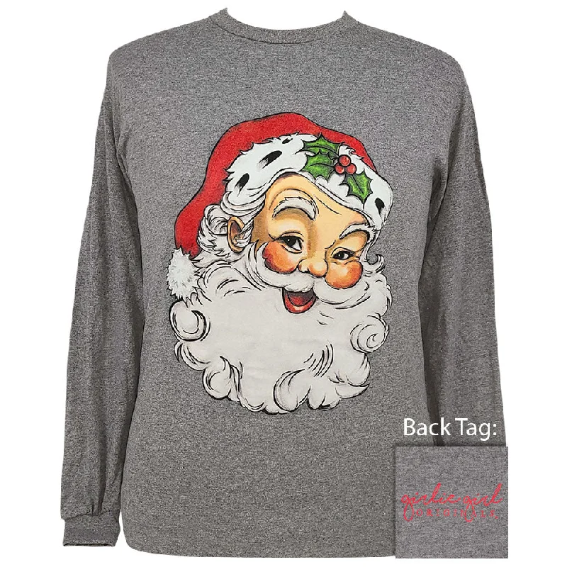 2549 Santa Clause LS- Graphite Heather