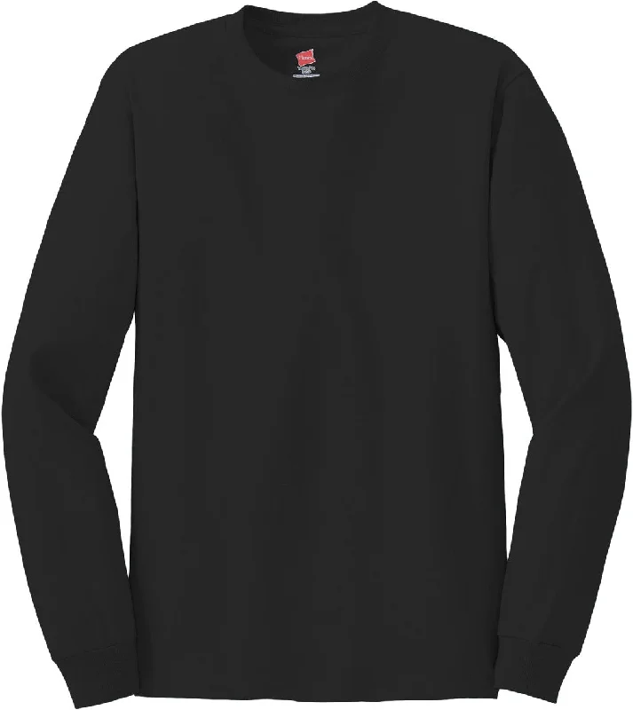 Hanes Authentic 100% Cotton Long Sleeve T-Shirt