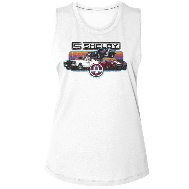 Carroll Shelby Gradient Collage Womens Tank