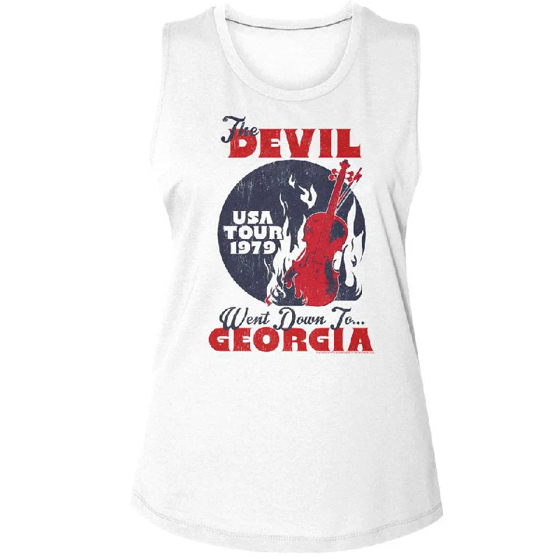 Cdb Devil Went Down To Georgia Womens Tank