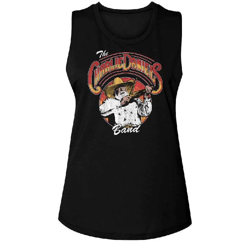 Cdb Logo And Fiddlin Womens Tank