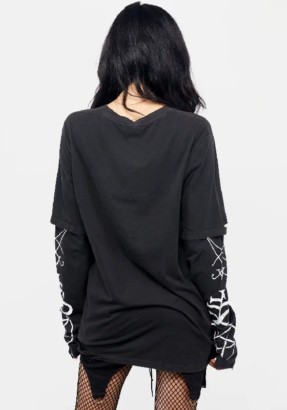 Infernal Layered Long Sleeve T-Shirt