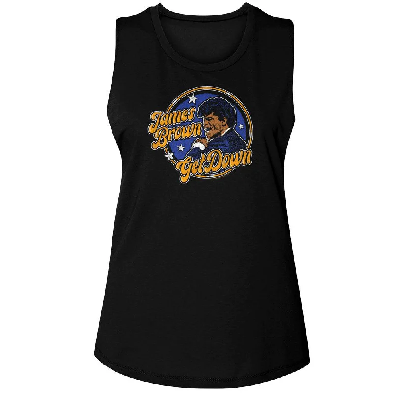 James Brown Get Down Circle Womens Tank