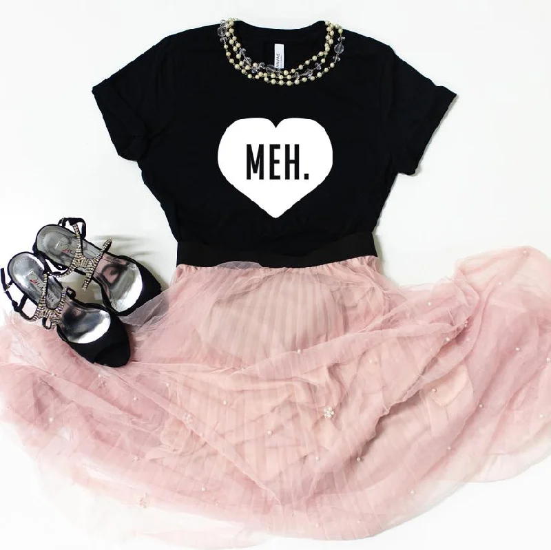 Meh Graphic Tee Shirt