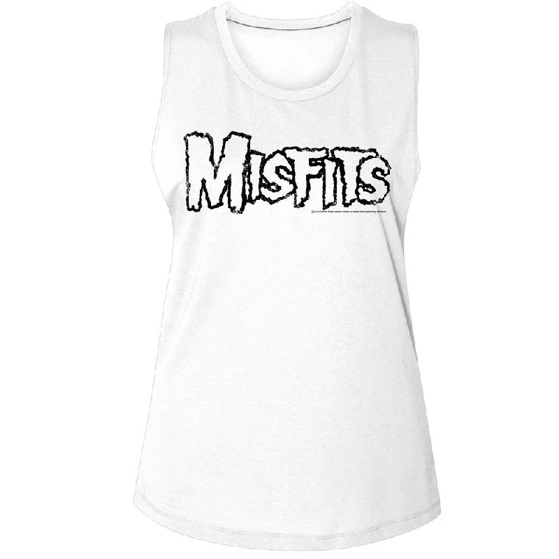 Misfits Logo Outline Womens Tank