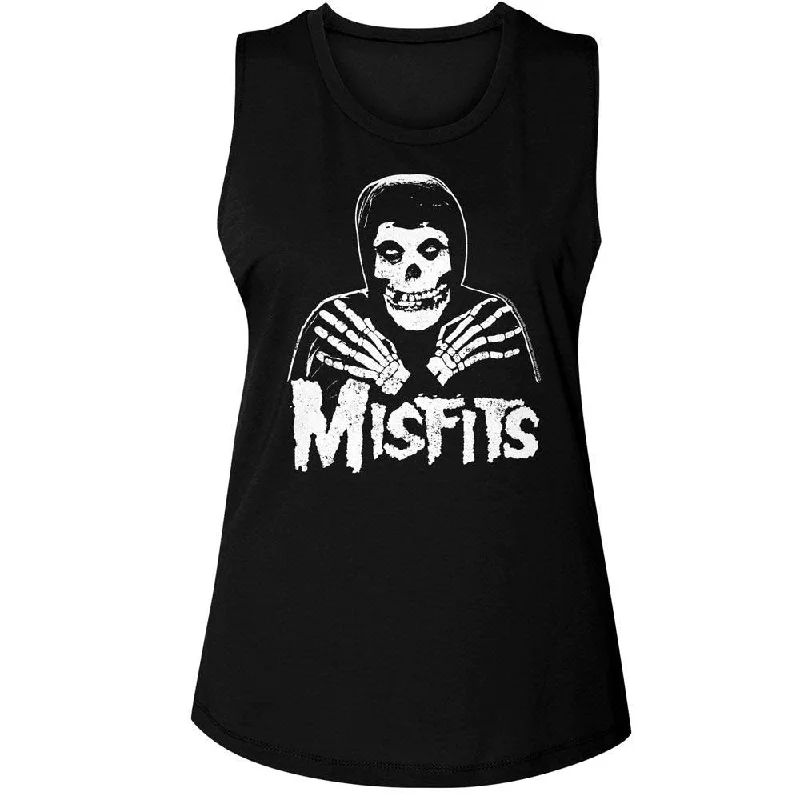 Misfits Skull Crossed Arms Womens Tank