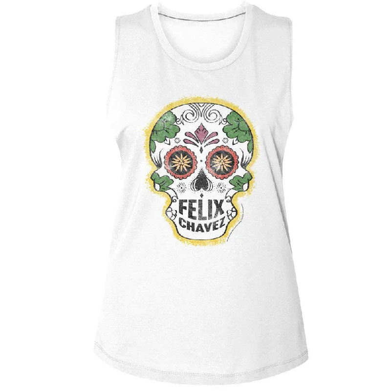 Rocky Felix Chavez Skull Womens Tank