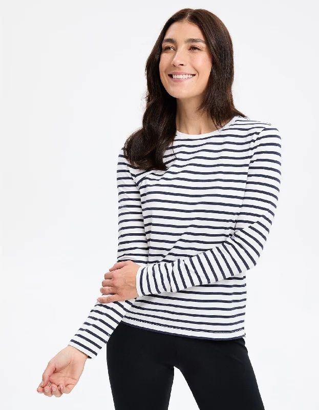 Stripe Long Sleeve T-Shirt UPF50+ Sensitive Collection