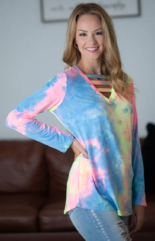 Tie Dye Strappy Top