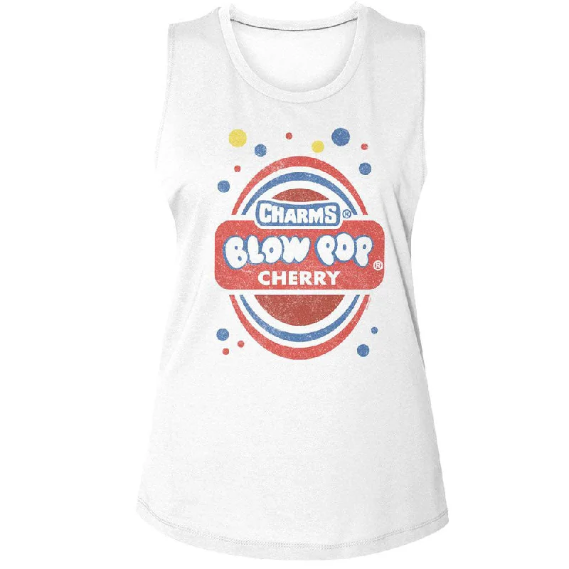 Tootsie Roll Cherry Wrapper Art Womens Tank