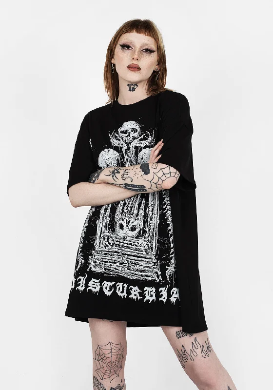 XENOMORT SHORT SLEEVE T SHIRT DRESS