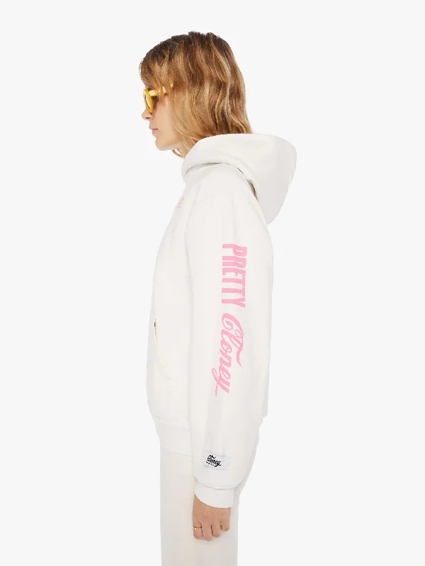 Cloney Pretty Pullover Hoodie - White