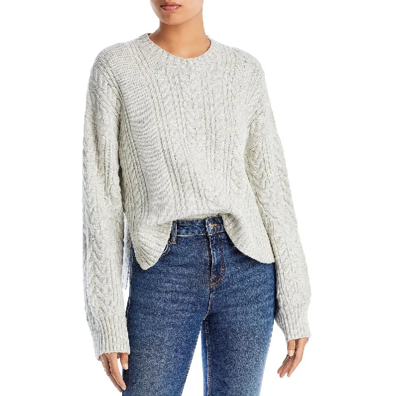 Remain Womens Dreah Wool Cable Knit Pullover Sweater