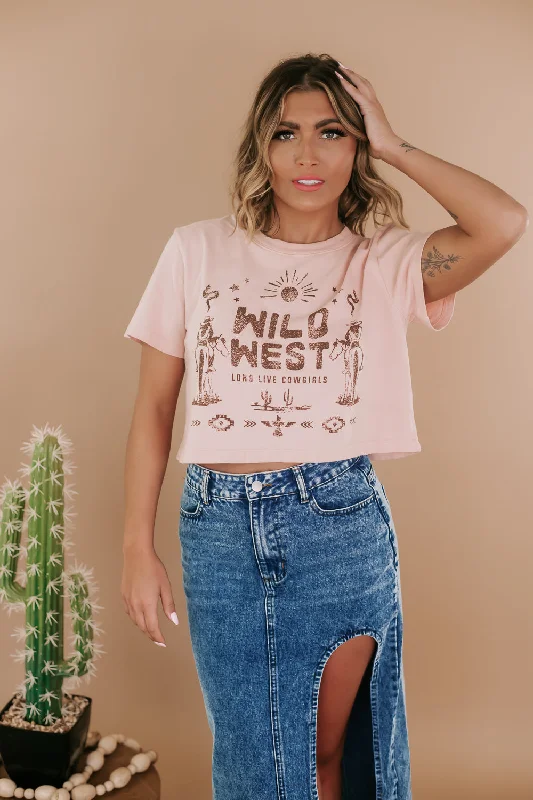 Wild West Crop Graphic Tee