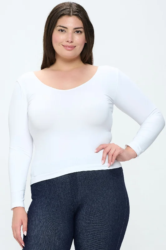 White / Plus Size