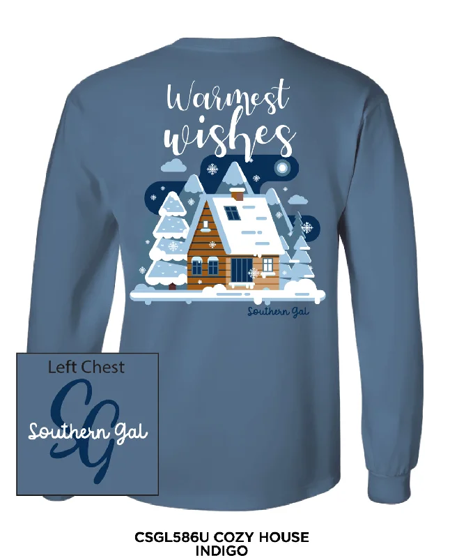 Southern Gal Cozy House Long Sleeve Tee