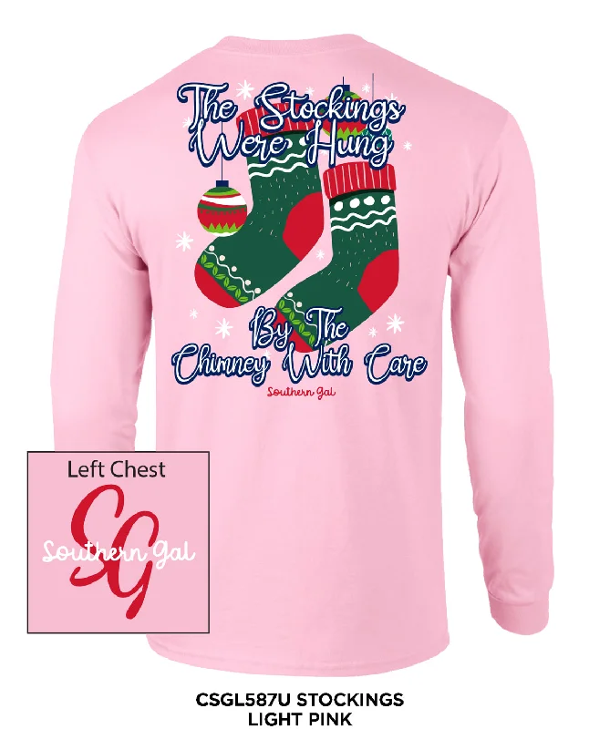 Southern Gal Stockings Long Sleeve Tee