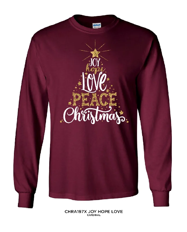 Missy Joy, Hope, Love & Cardinal Long Sleeve Tee