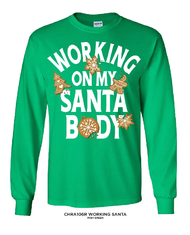 Missy Santa Body Long Sleeve Tee