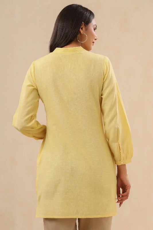 S / Yellow / Cotton Slub