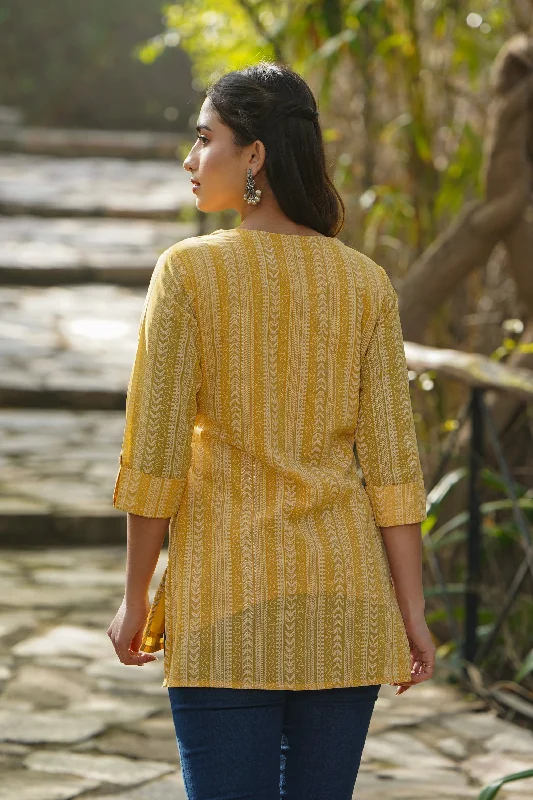 4XL / Yellow / Georgette