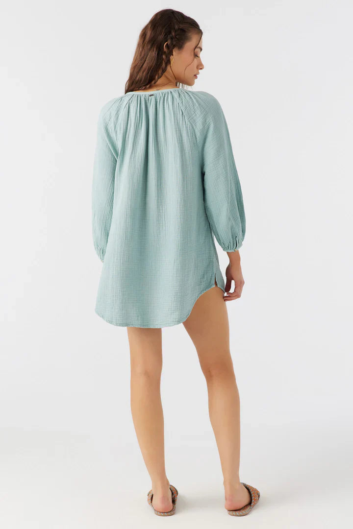 O'Neill Krysten Double Gauze Tunic Cover-Up - Silver Blue