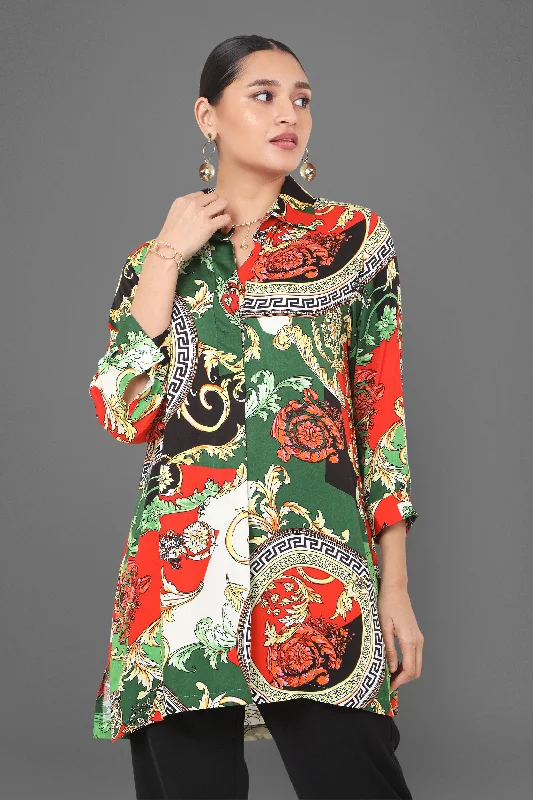 Nina Scarf Printed Tunic