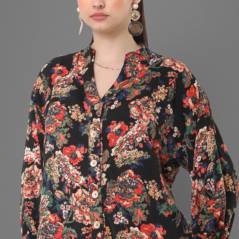 Poppy Floral Printed Tunic