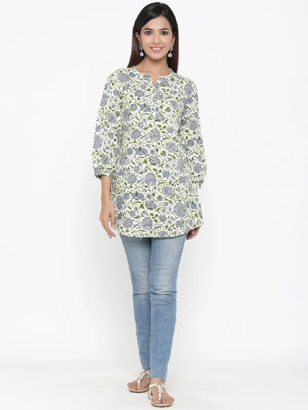 Rayon Printed A-Line Tunic