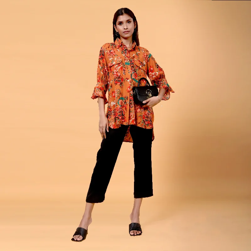 Yuna floral printed tunic