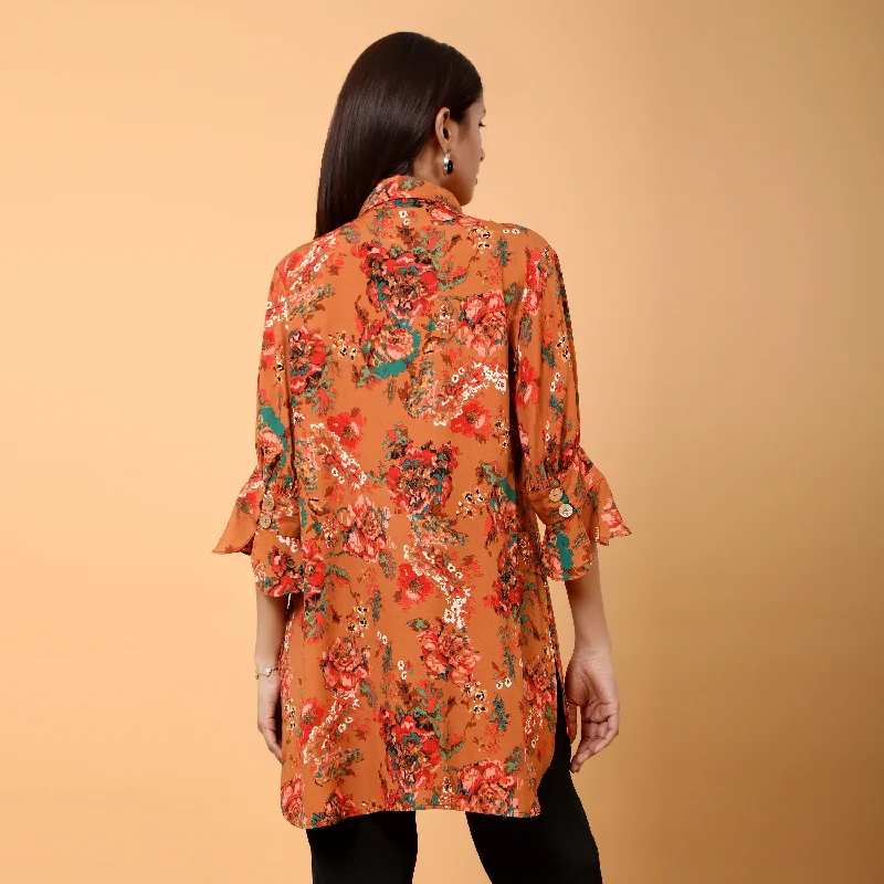 Yuna floral printed tunic